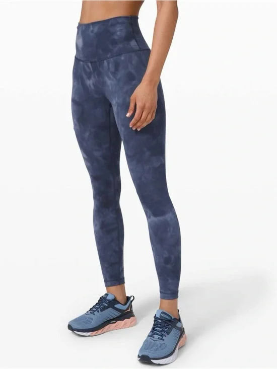Lululemon Wunder Train High-Rise Tight 25" *Diamond Dye Naval Blue Size 14 - Picture 2 of 6
